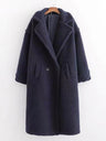 Thickened Warm Long-sleeved Long Coat