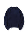 Mahua Retro Keep Warm Crew Neck Loose All-match Sweaters