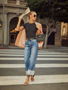 Liber Spring Women's Old Jeans