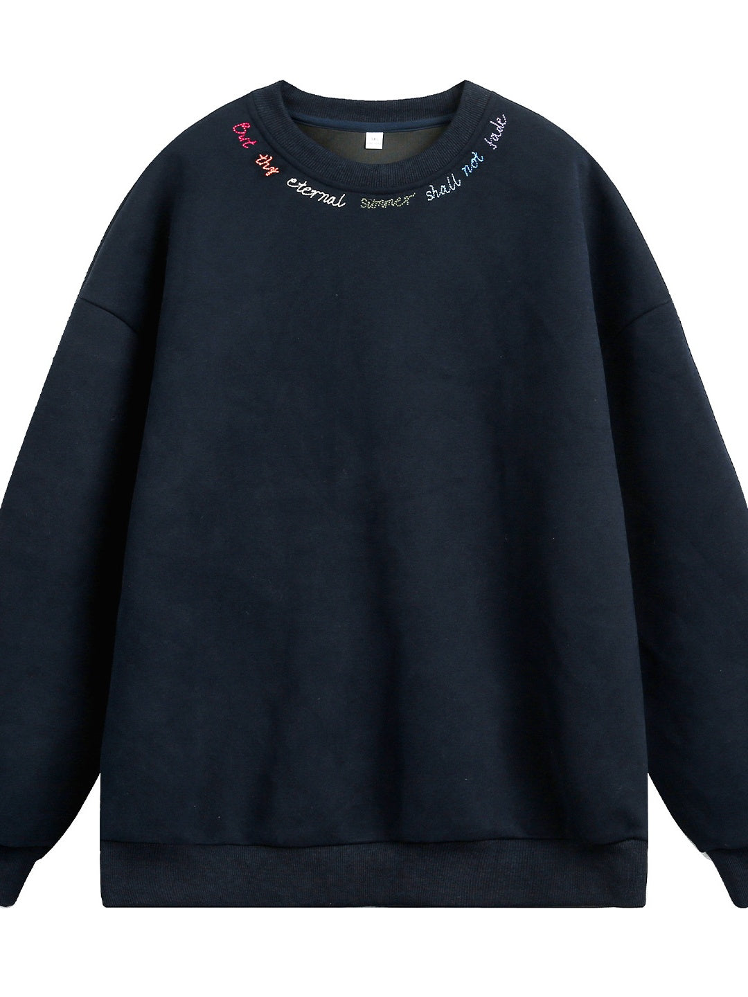 Liber Autumn Men's Embroidered Pattern Letter Sweatshirts