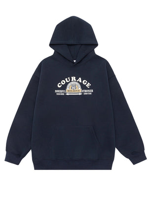 Letter Print Hooded Sweatshirts&Hoodies