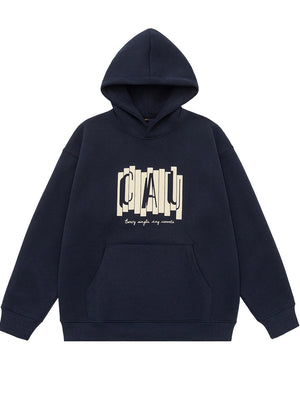 Letter Print Hooded Sweatshirts&Hoodies
