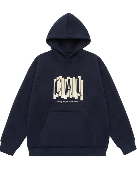 Letter Print Hooded Sweatshirts&Hoodies