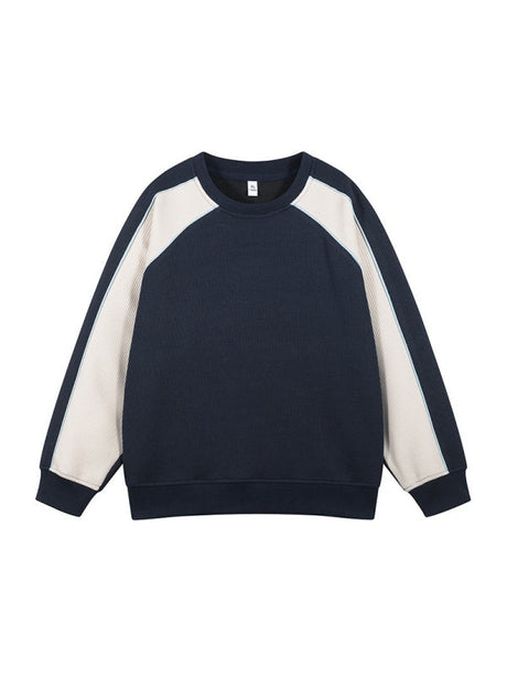 Liber Autumn Neutral wear Color matching Solid Color T-shirts