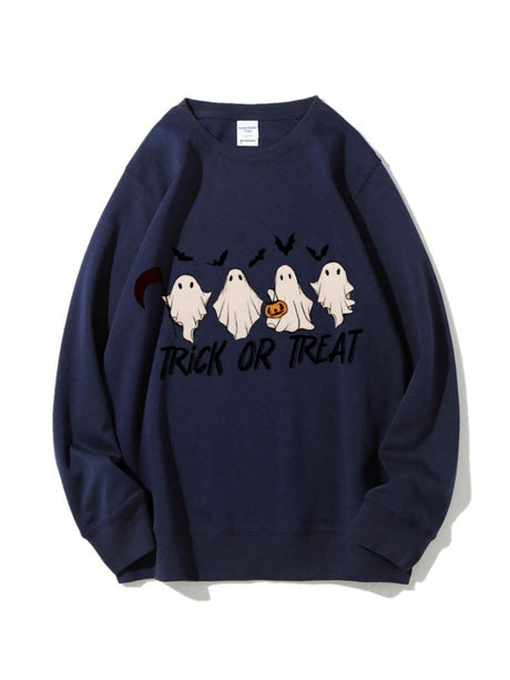 Halloween Pullover Printed Sweatshirt