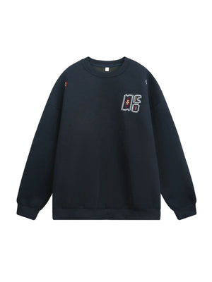 Liber Autumn Neutral wear Embroidered Pattern Pattern Sweatshirts&Hoodies