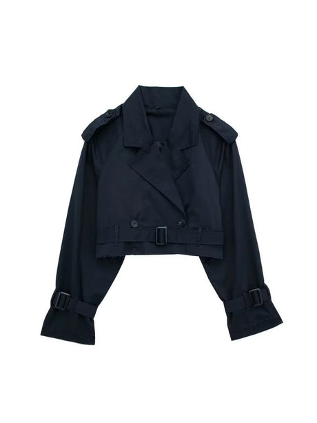 Liber Autumn Women's Buttons Trench Coats