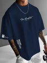 Liber Summer Men's Printed Letter T-shirts