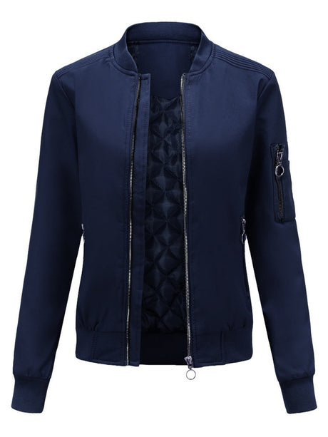 Leisure Thin Cotton Three-dimensional Decoration Jackets