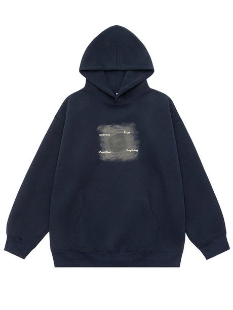 Letter Print Hooded Sweatshirts&Hoodies