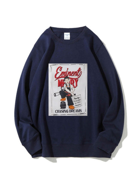 Pullover Pattern Printed Sweatshirt