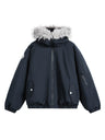 Outdoor Water-repellent Keep Warm Removable Fur Collar Thickening Hooded Parker