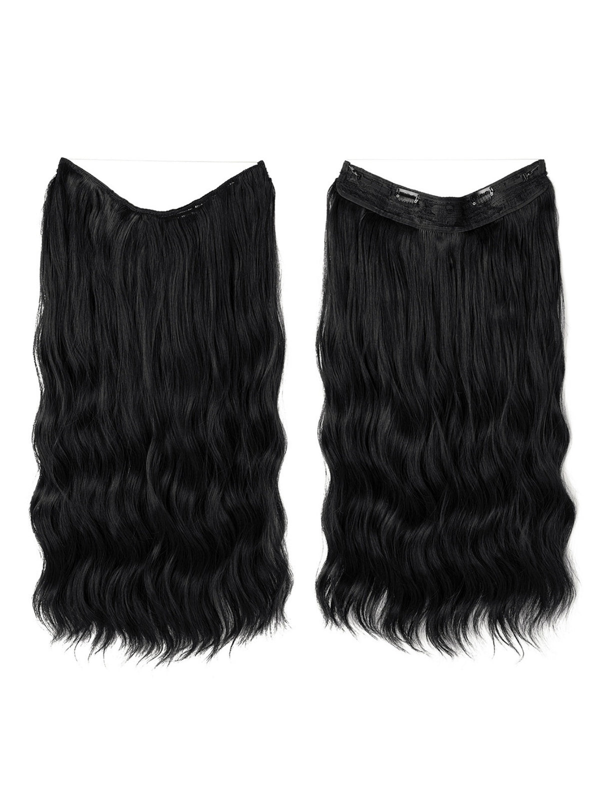One-piece Hair Extension For Long, Wavy, Voluminous Hair