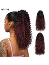 Small Curly Ponytail Synthetic Fiber Drawstring Braid High-temperature Silk Wig