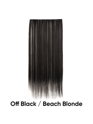 Seamless, Invisible, One-piece Long Straight Wig With Fluffy Hair
