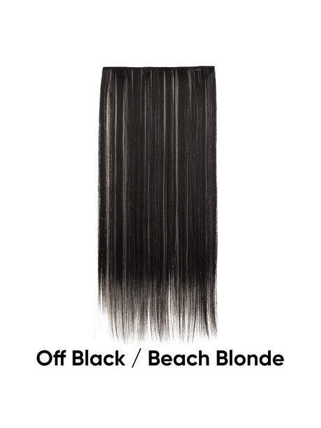 Seamless, Invisible, One-piece Long Straight Wig With Fluffy Hair