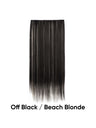 Seamless, Invisible, One-piece Long Straight Wig With Fluffy Hair