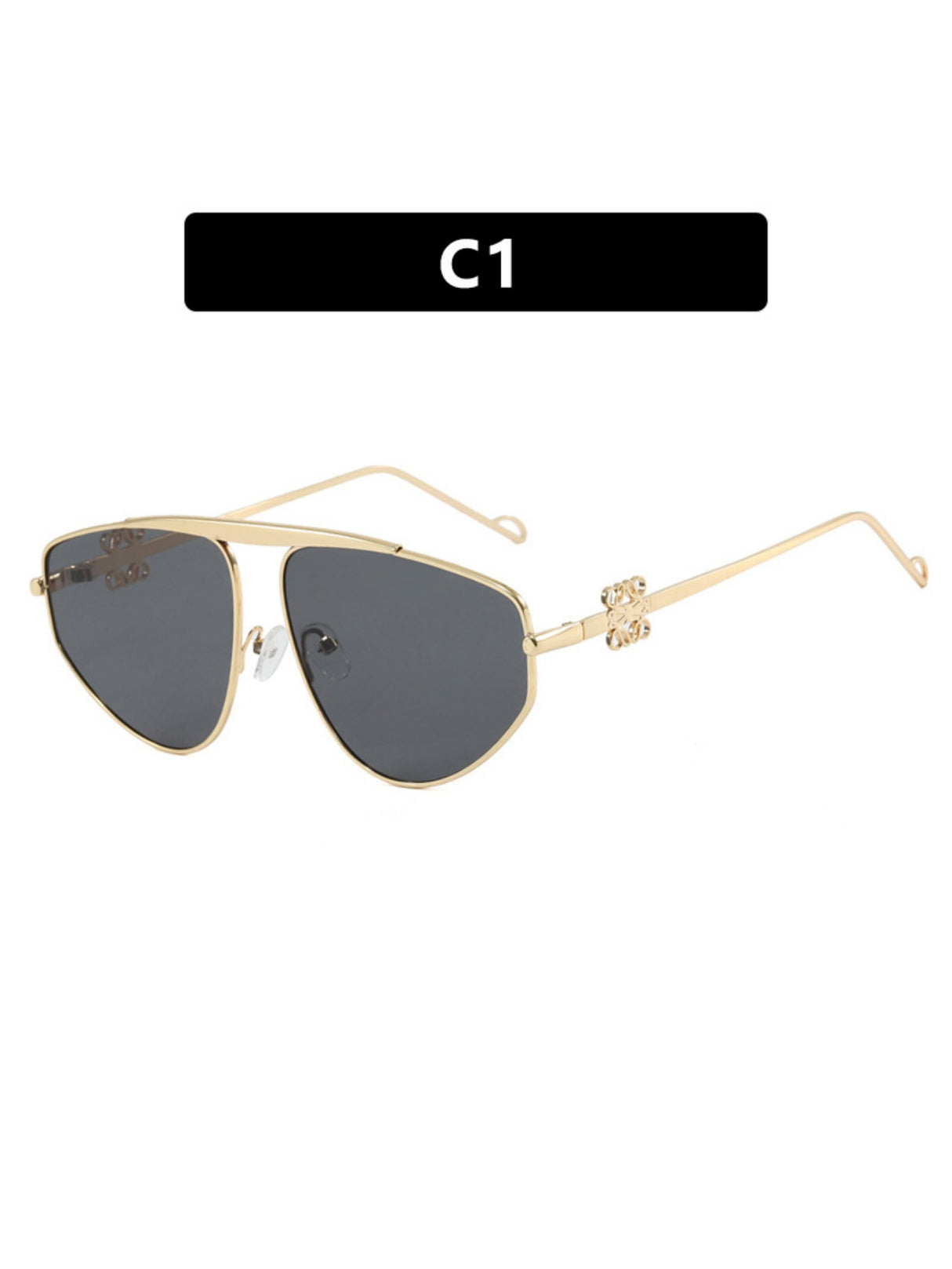 Frameless Aviator Sunglasses