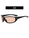 Full-rimmed, Uniquely Shaped Fashion Glasses