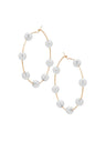 Exaggerated And Unique Round Pearl Earrings