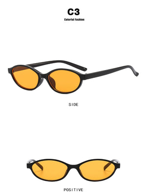 Stylish Oval-framed Sunglasses