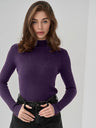 Half Turtleneck Solid Color Tights Versatile Sweaters
