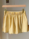Liber Summer Women's Plaid Shorts