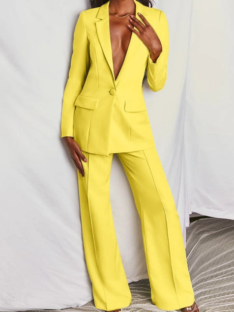 Macaron Color 2-piece Blazer Sets