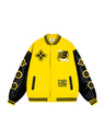 Letter Embroidery Splicing Hip Hop Baseball Uniform