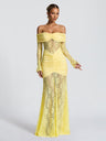 Liber Autumn Women's Solid Color Maxi Dresses