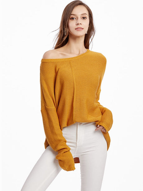 Liber Autumn women's patchwork raglan sleeve knitted pullover mesh see-through top