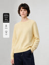 95% Wool & Cashmere Relaxed Crew-Neck Sweater