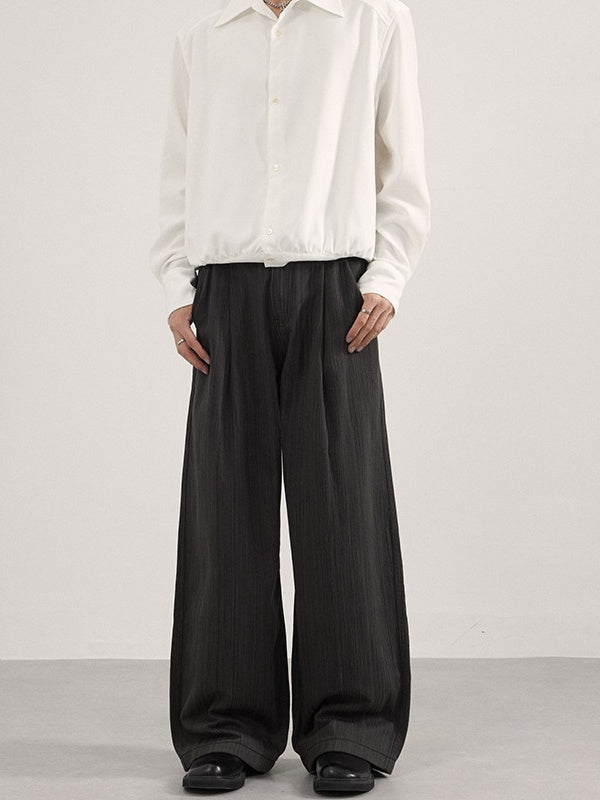 Liber Autumn Men's Color matching Stripes Pants