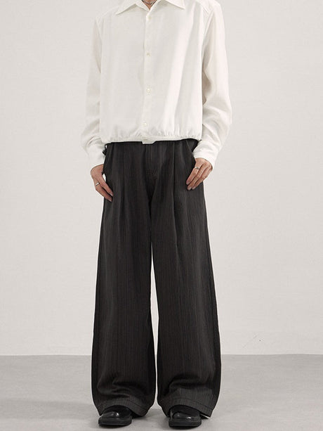 Liber Autumn Men's Color matching Stripes Pants