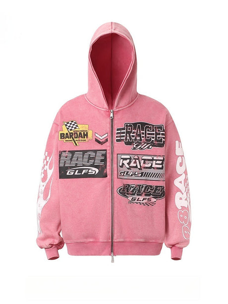 Liber Autumn Neutral wear Printed Letter Jackets