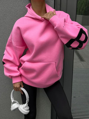 Liber Autumn Women's Letter Sweatshirts&Hoodies