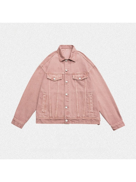 Liber Summer Neutral wear Pocket decoration Solid Color Jackets