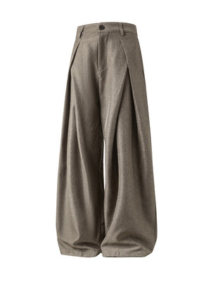 Liber Autumn Men's None Solid Color Pants