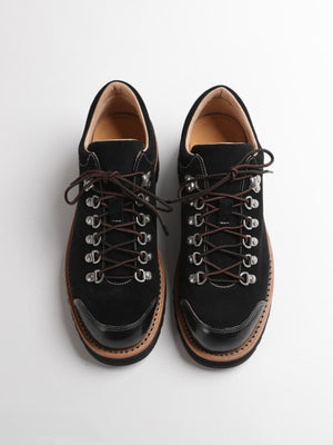 AKAIFUxUGLYBROS Collaboration Low-top Genuine Leather Goodyear V-sole Outdoor Workwear Derby Boots, Unisex.