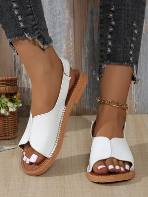 Soft Retro Casual Flat Sandals