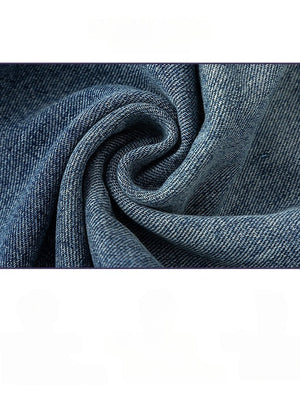 Liber Autumn Men's Pocket decoration Jeans