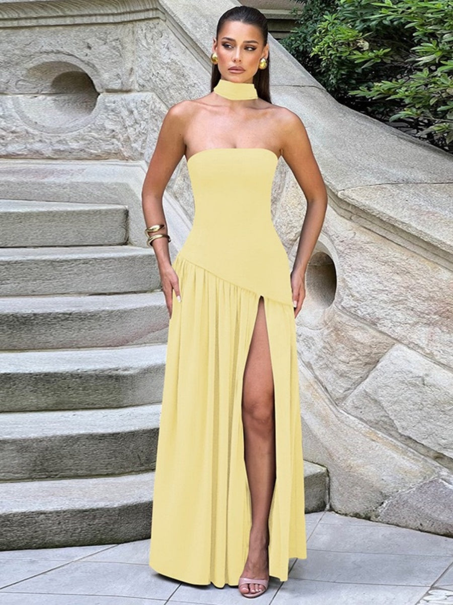 Liber Spring Women's Solid Color Solid Color Maxi Dresses