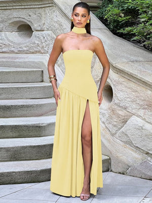Liber Spring Women's Solid Color Solid Color Maxi Dresses