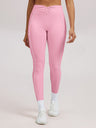 Color-blocked Twisted High-waisted Yoga Fitness Exercise Pants