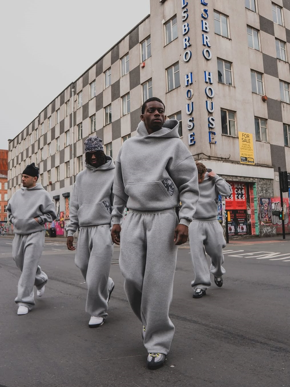 Embroidered Hoodie & Sweatpants 2-piece Sets