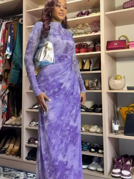 Crimp Big Swing Reunion Gauze Maxi Dresses