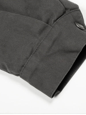 Short And Wide Canvas Washing Old Detroit Tooling Jackets