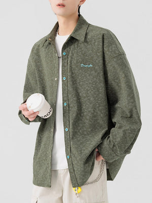 Printed Embroidery Corduroy Wear-resistant Shirts