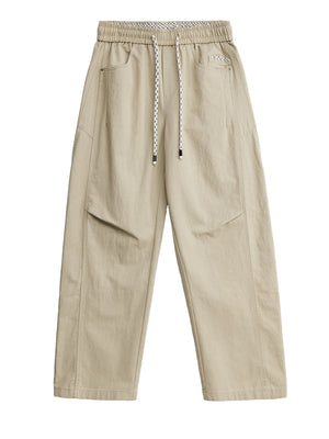 Loose-fit Simple Versatile Straight-fit Pants