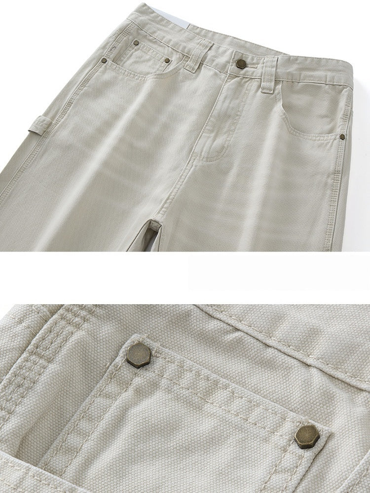 Retro Washed Loose-fit Straight-fit Cleanfit Jeans